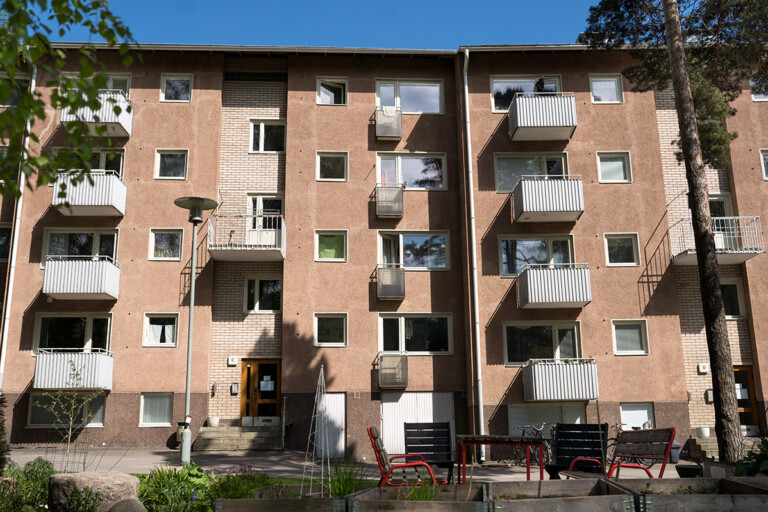 Taloyhtiön julkisivu